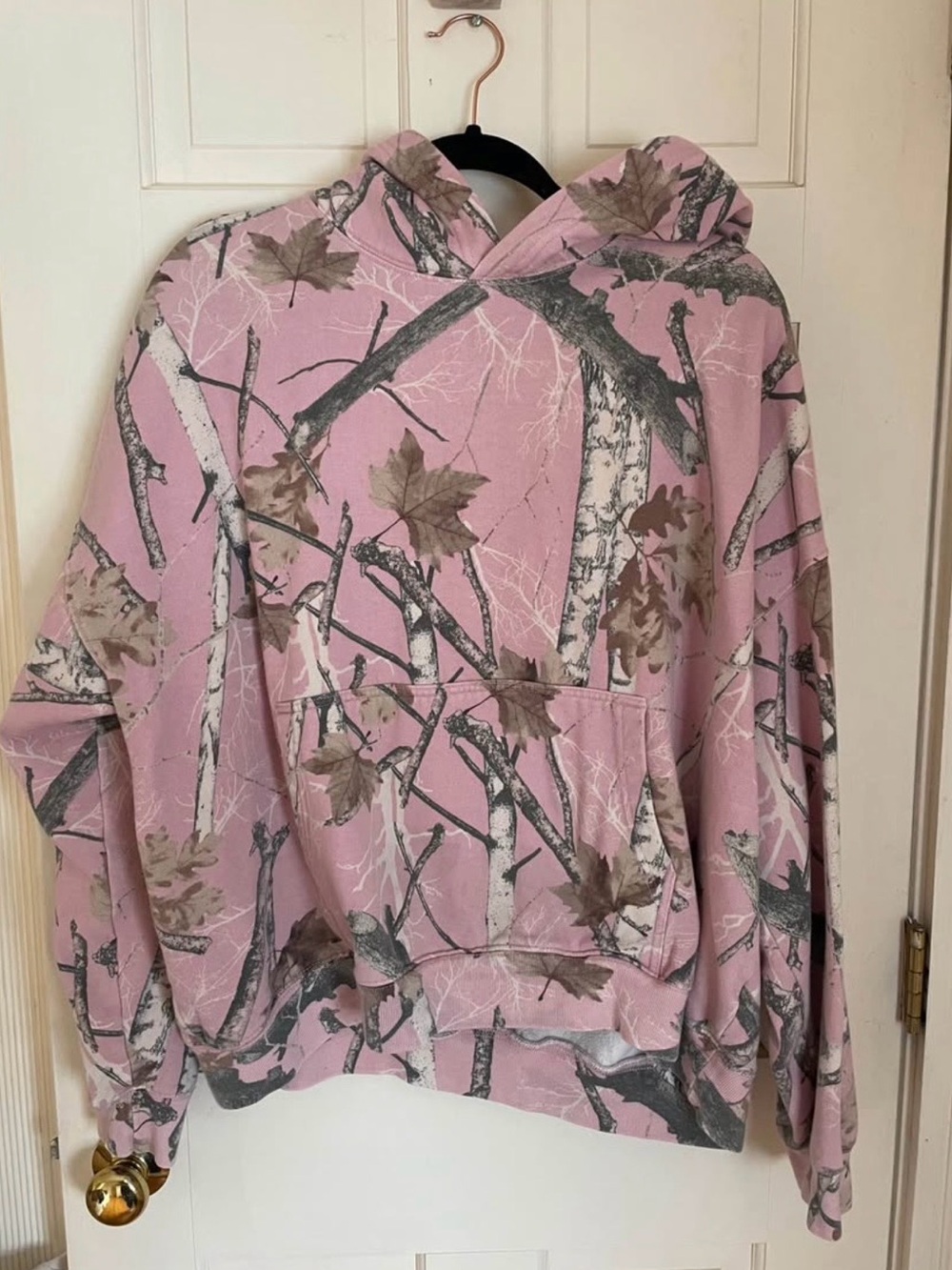 Pink Camouflage Hoodie - XXL